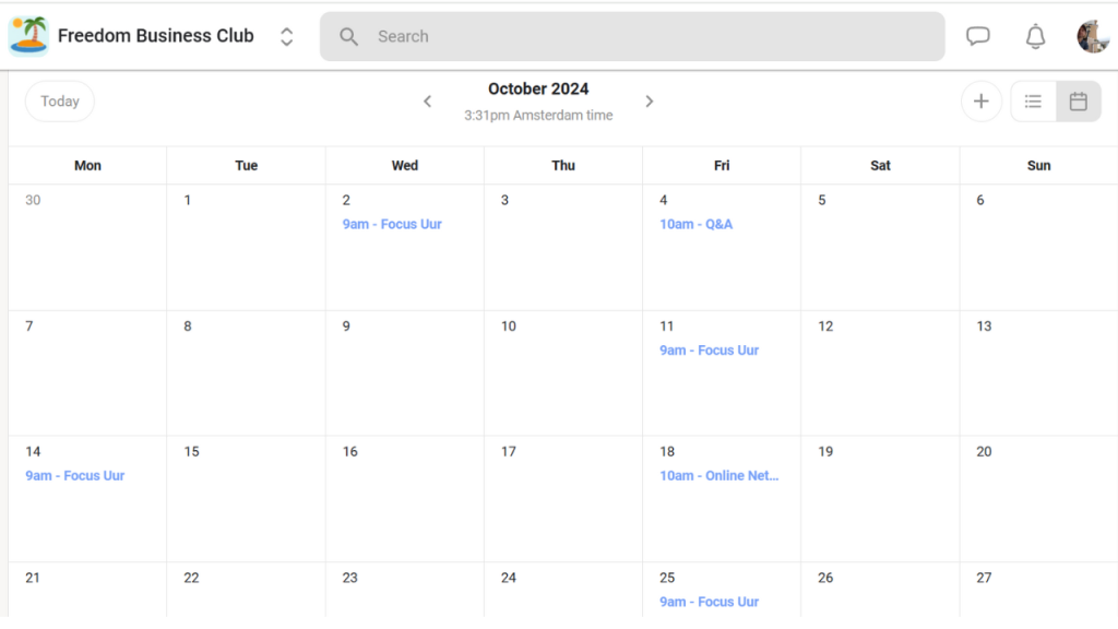 Kalender Skool